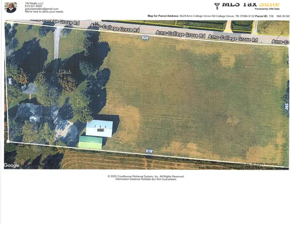 $1,250,000 | 6629 Arno-College Grove Road, College Grove, TN 37046