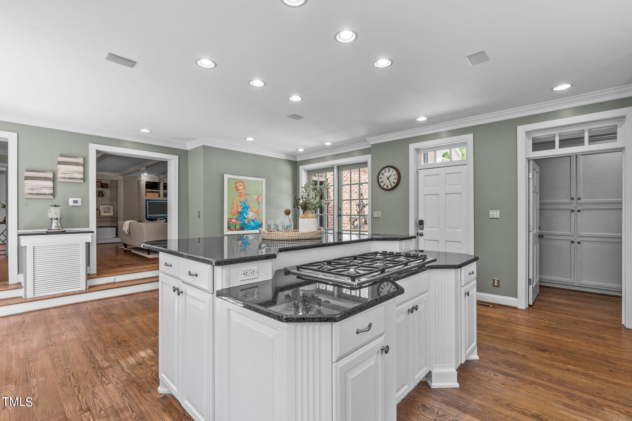 3919 Regent Road Durham, NC 27707 - Photo 26 of 87 a kitchen with stainless steel appliances granite countertop a stove and a refrigerator
