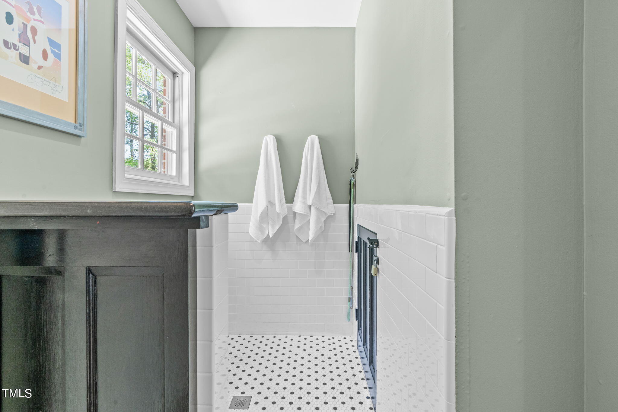 3919 Regent Road Durham, NC 27707 - Photo 29 of 87 a bathroom with a sink a toilet and a shower