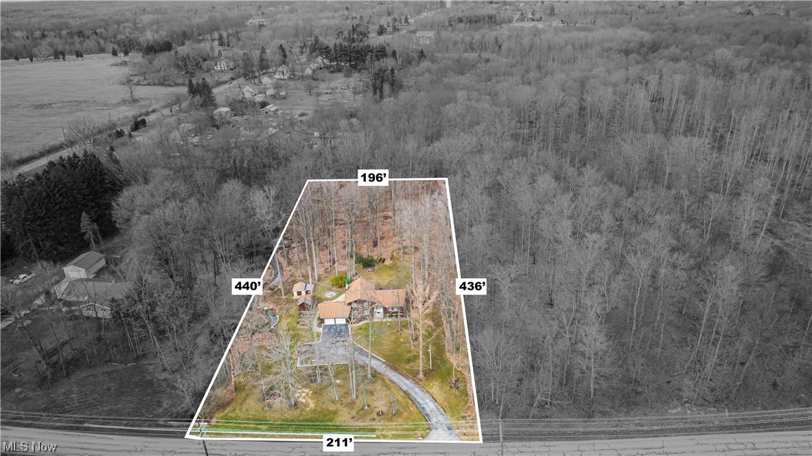 1305 Garrison Road Ashtabula, OH 44004 - Photo 3 of 46 View of bird's eye view