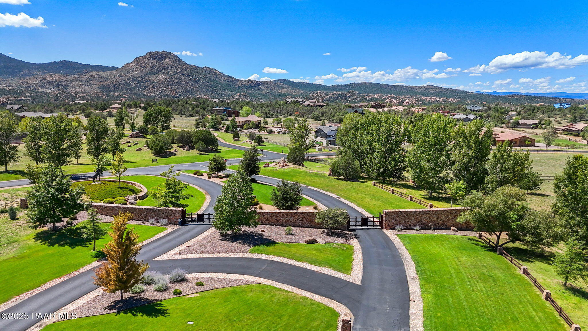 9515 North Equine Road Prescott, AZ 86305 - Photo 23 of 51 a view of a city with mountains in the background