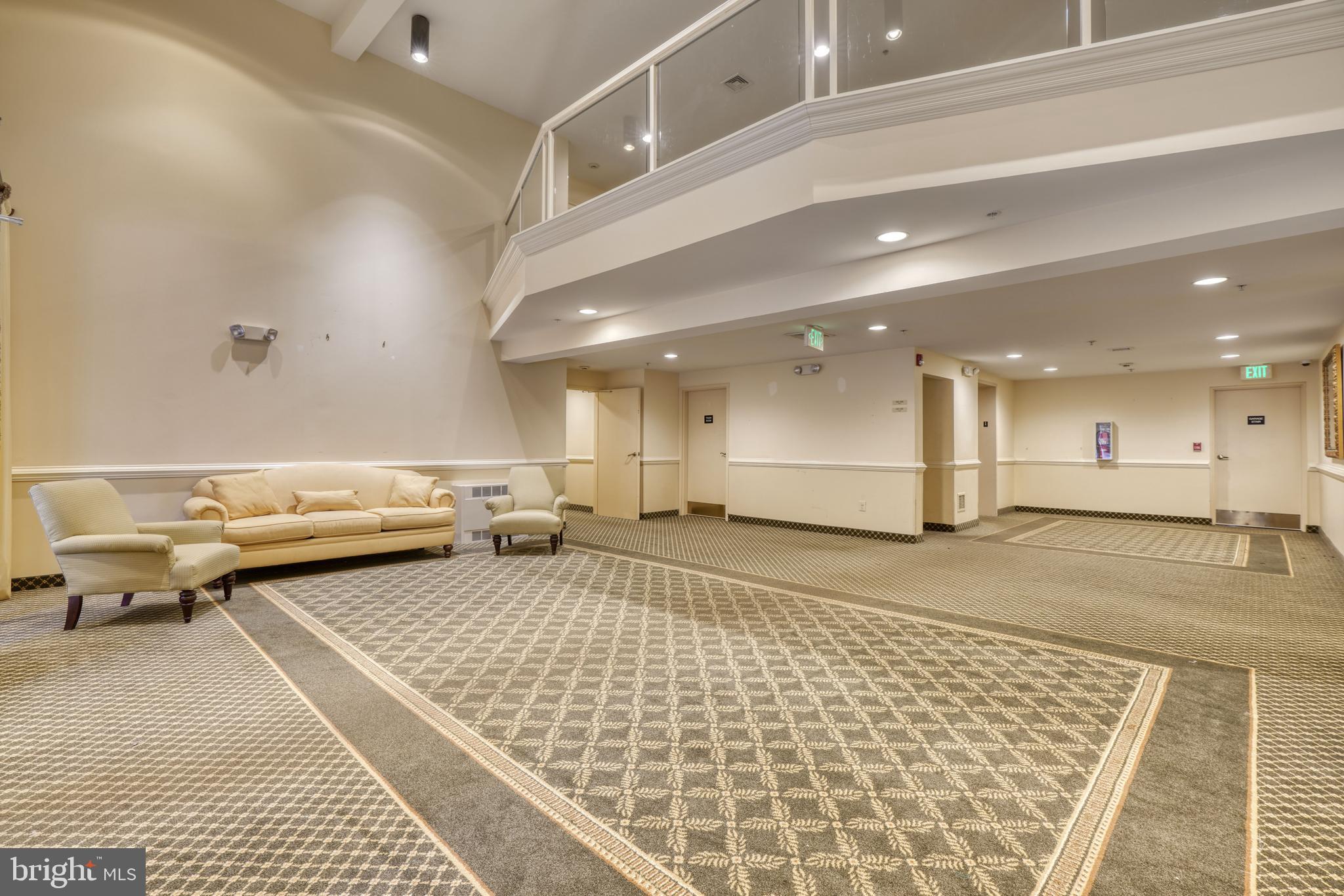 The Common areas are  being painted and recarpeted