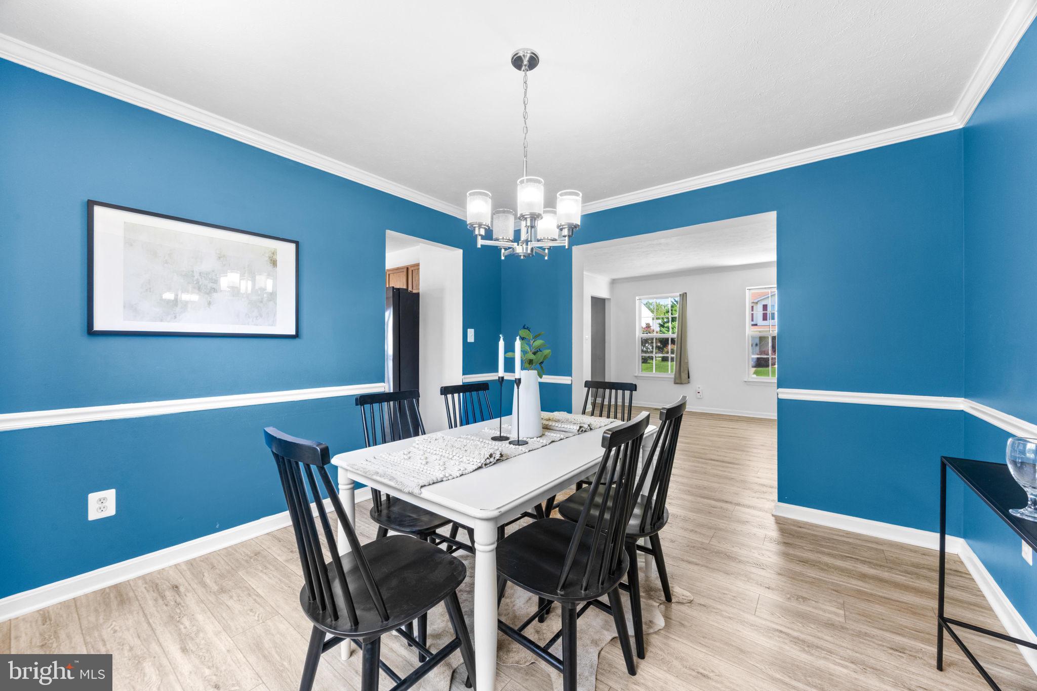4613 Sandwood Road Sparrows Point, MD 21219 - Photo 10 of 68 Charming dining space with vibrant hues.