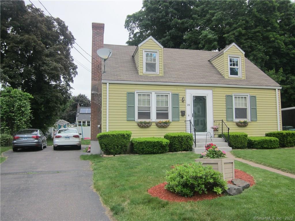25 Auburn Road Manchester, CT 06042 - Photo 1 of 1 a front view of a house with a yard