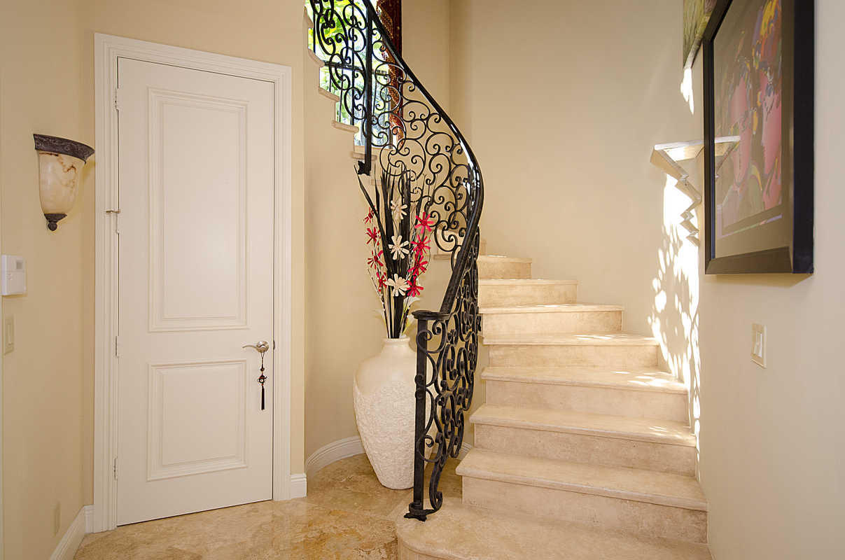 455 Northeast Olive Way Boca Raton, FL 33432 - Photo 26 of 35 Saturnia Marble staircase