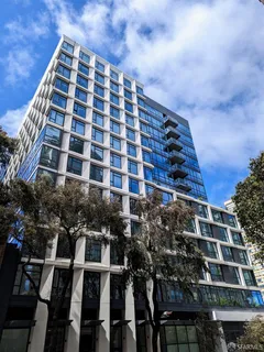 a front view of a building