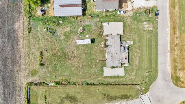 aerial view of a bathroom
