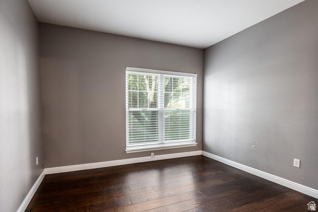 900 Bitner Road, Unit M 17 Park City, UT 84098 - Photo 14 of 29 Spare room with baseboards and dark wood finished floors