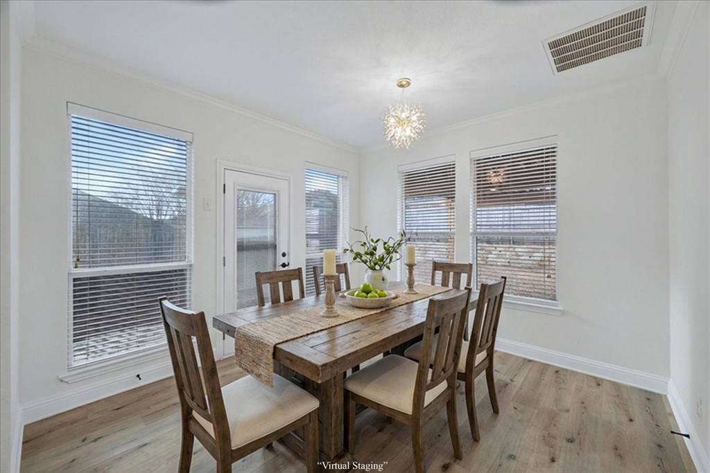 313 Nutmeg Court Burleson, TX 76028 - Photo 14 of 40 a dining room with furniture and window
