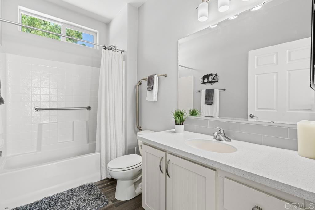 2815 Miller Valley Road Pine Valley, CA 91962 - Photo 23 of 45 a bathroom with a sink toilet and shower