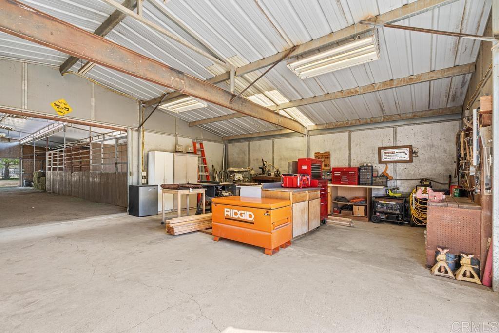 2815 Miller Valley Road Pine Valley, CA 91962 - Photo 31 of 45 a view of a garage with furniture
