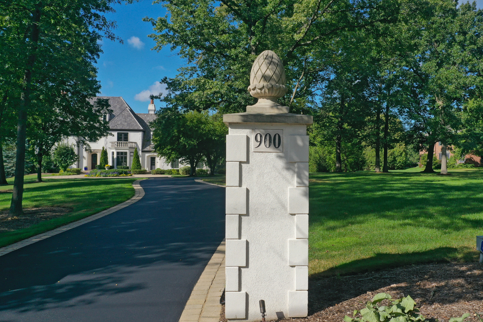900 South Ridge Road Lake Forest, IL 60045 - Photo 54 of 54 a view of statue in front of house with yard