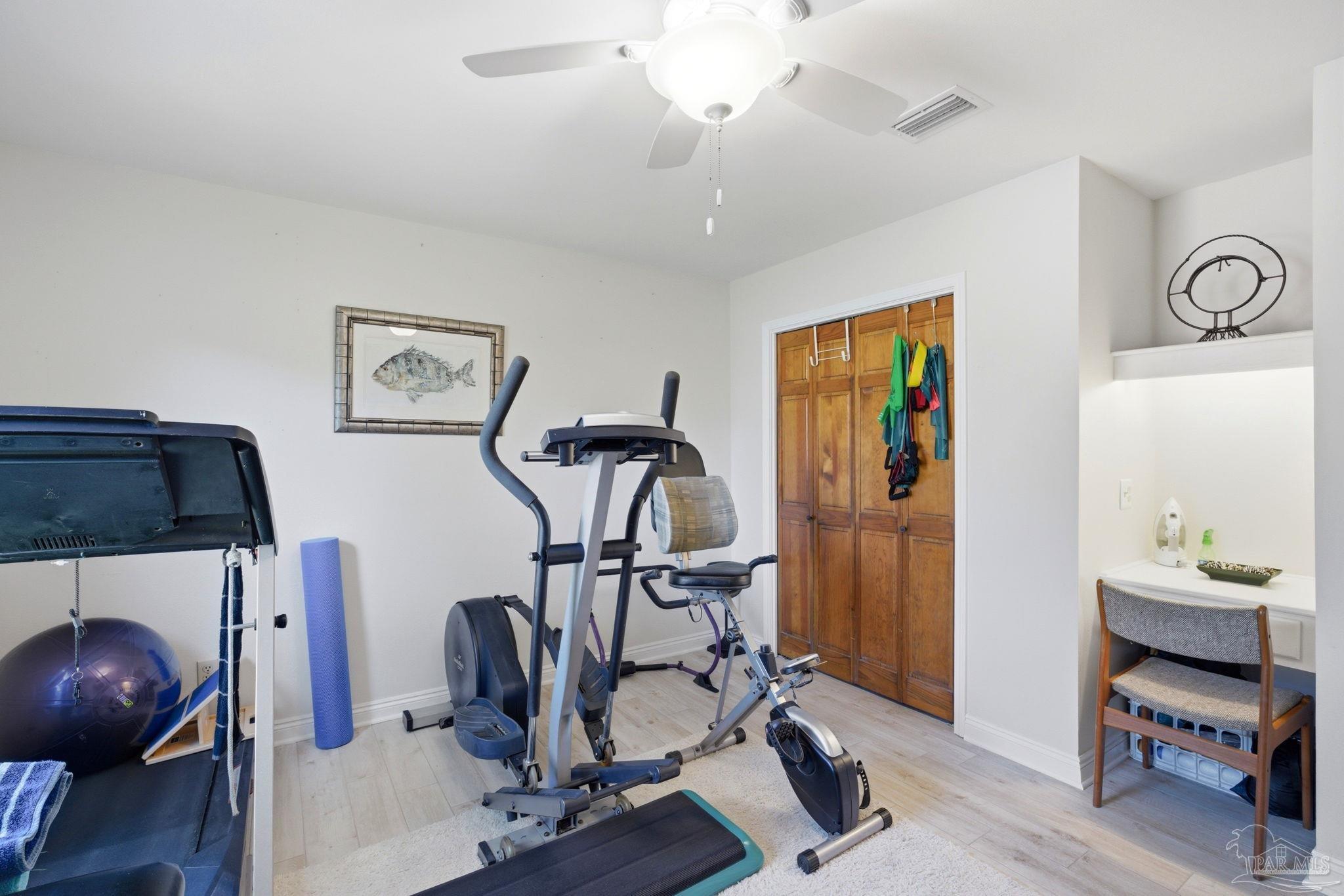 6550 Chardonnay Pensacola, FL 32504 - Photo 27 of 42 a view of a room with gym equipment