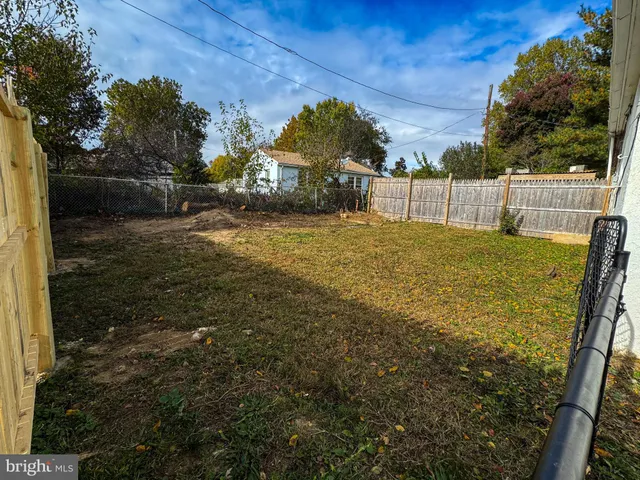 a backyard of a house