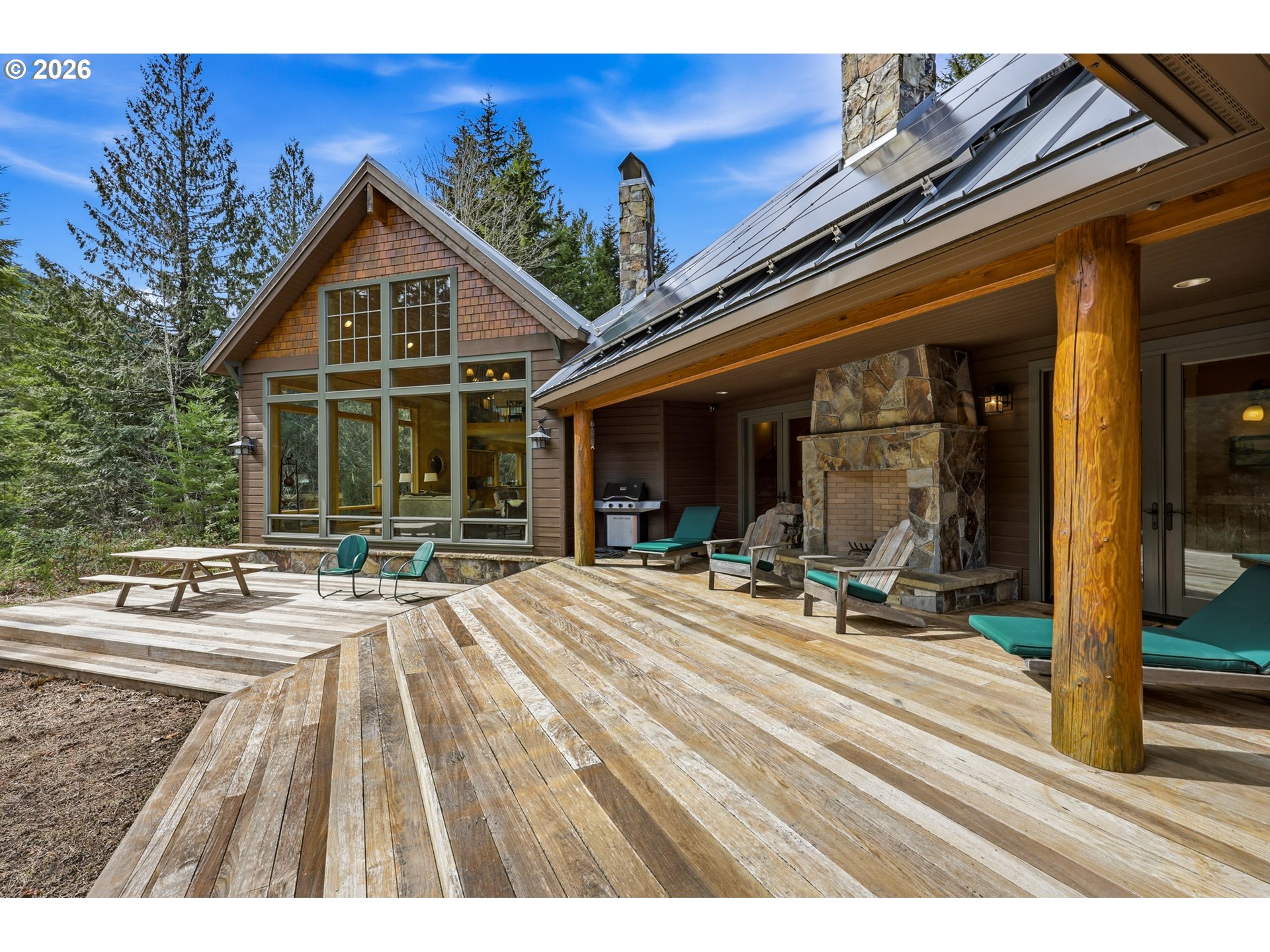 20680 East Glacier View Road Rhododendron, OR 97049 - Photo 43 of 48 a view of a house with sitting area