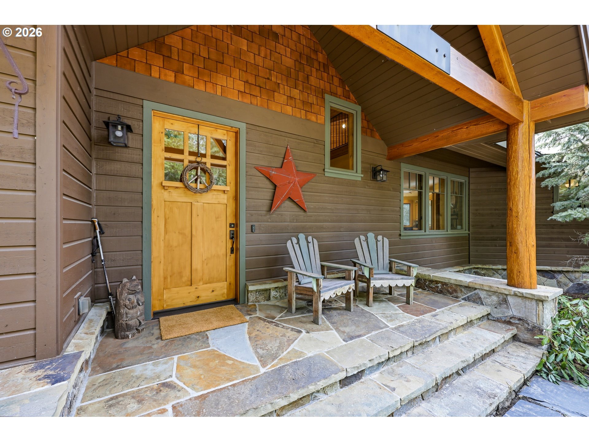 20680 East Glacier View Road Rhododendron, OR 97049 - Photo 5 of 48 a building outdoor space with patio furniture and potted plants