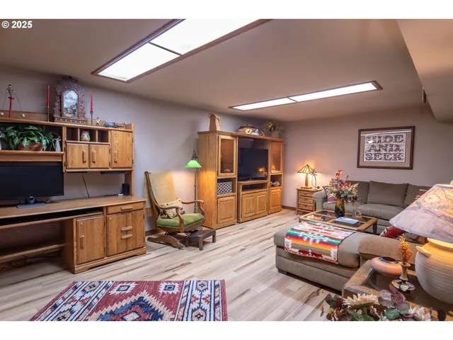 a outdoor space with furniture