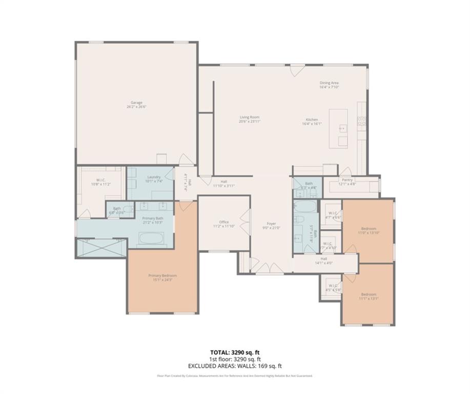 3036 Deer Path Weatherford, TX 76085 - Photo 35 of 35 a picture of a floor plan