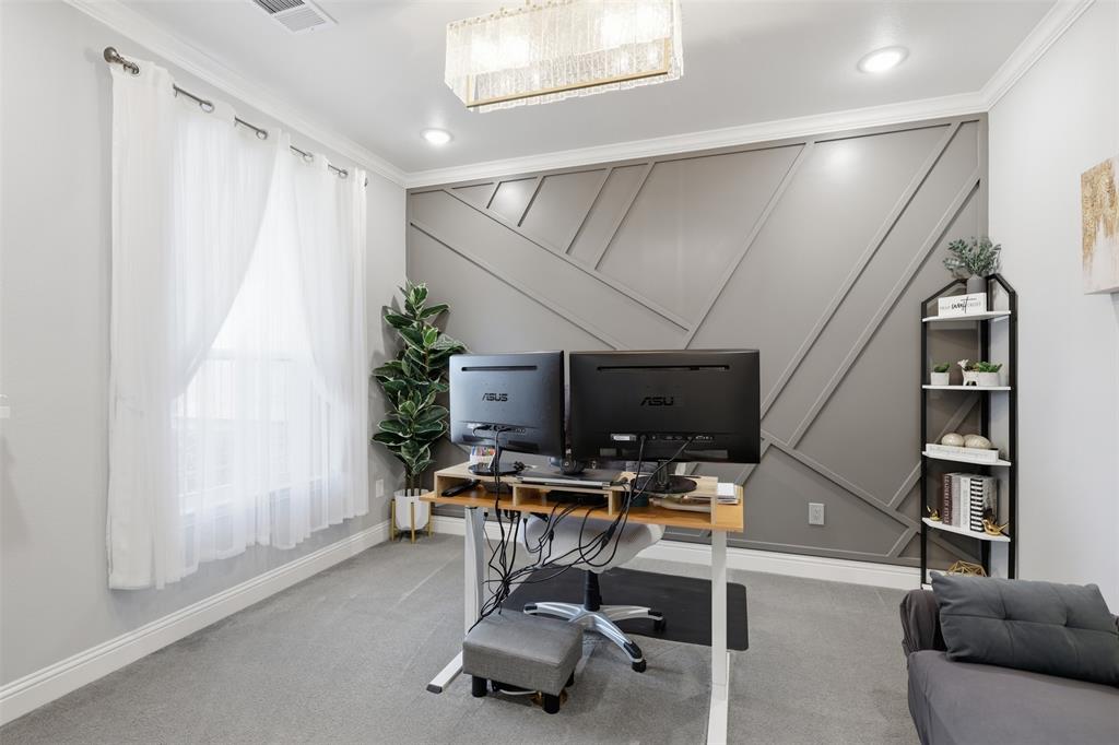 3036 Deer Path Weatherford, TX 76085 - Photo 6 of 35 a view of a livingroom with workspace and a window
