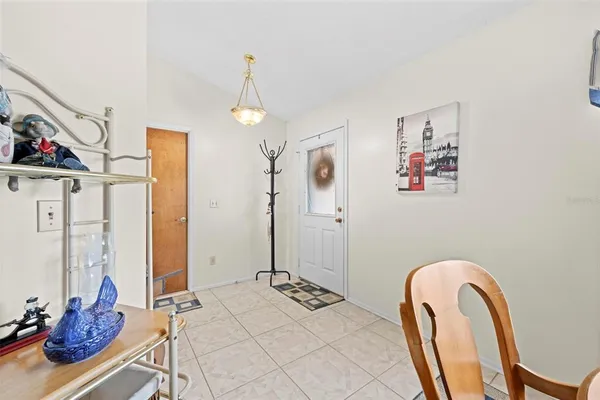 a view of a entryway door front of house