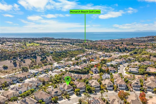 a view of a city with ocean view