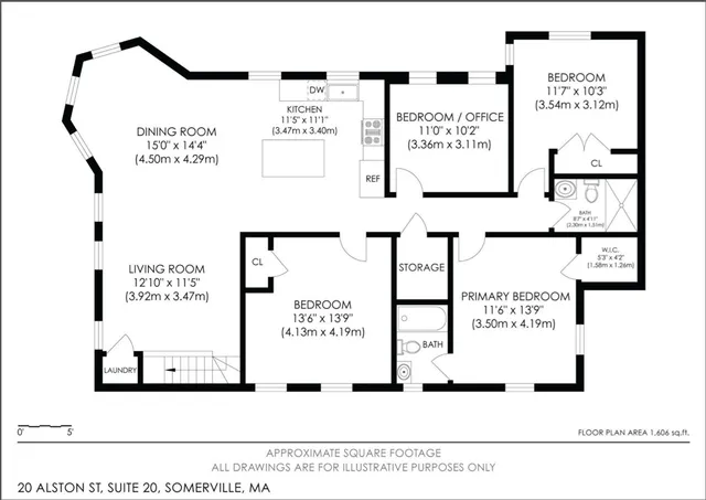 $5,500 | 20 Alston Street, Unit 20, Somerville, MA 02143