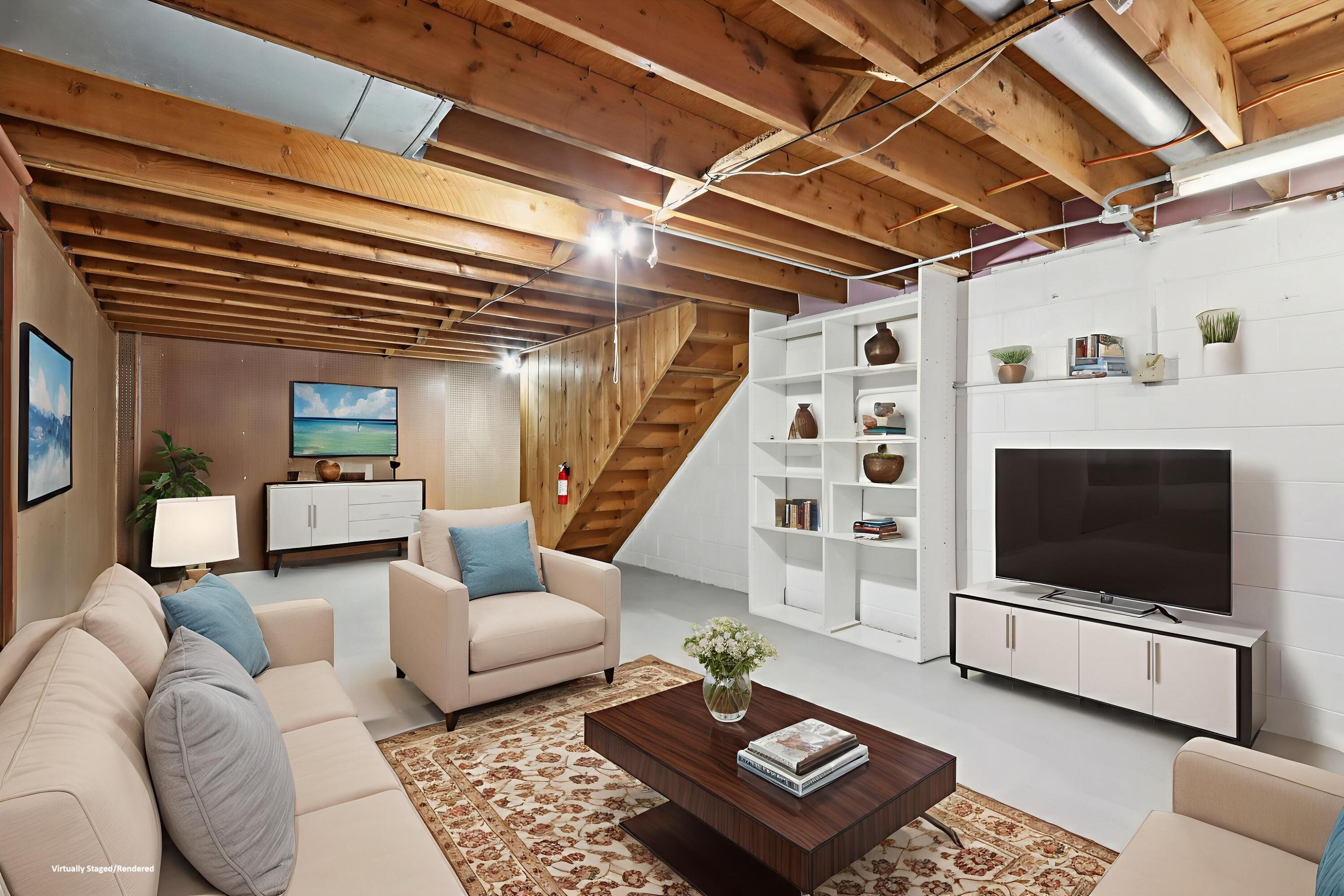 901 Anton Road Hartland, WI 53029 - Photo 29 of 48 Sooo many options in this basement - large space for rec room, workshop, exercising, storage!