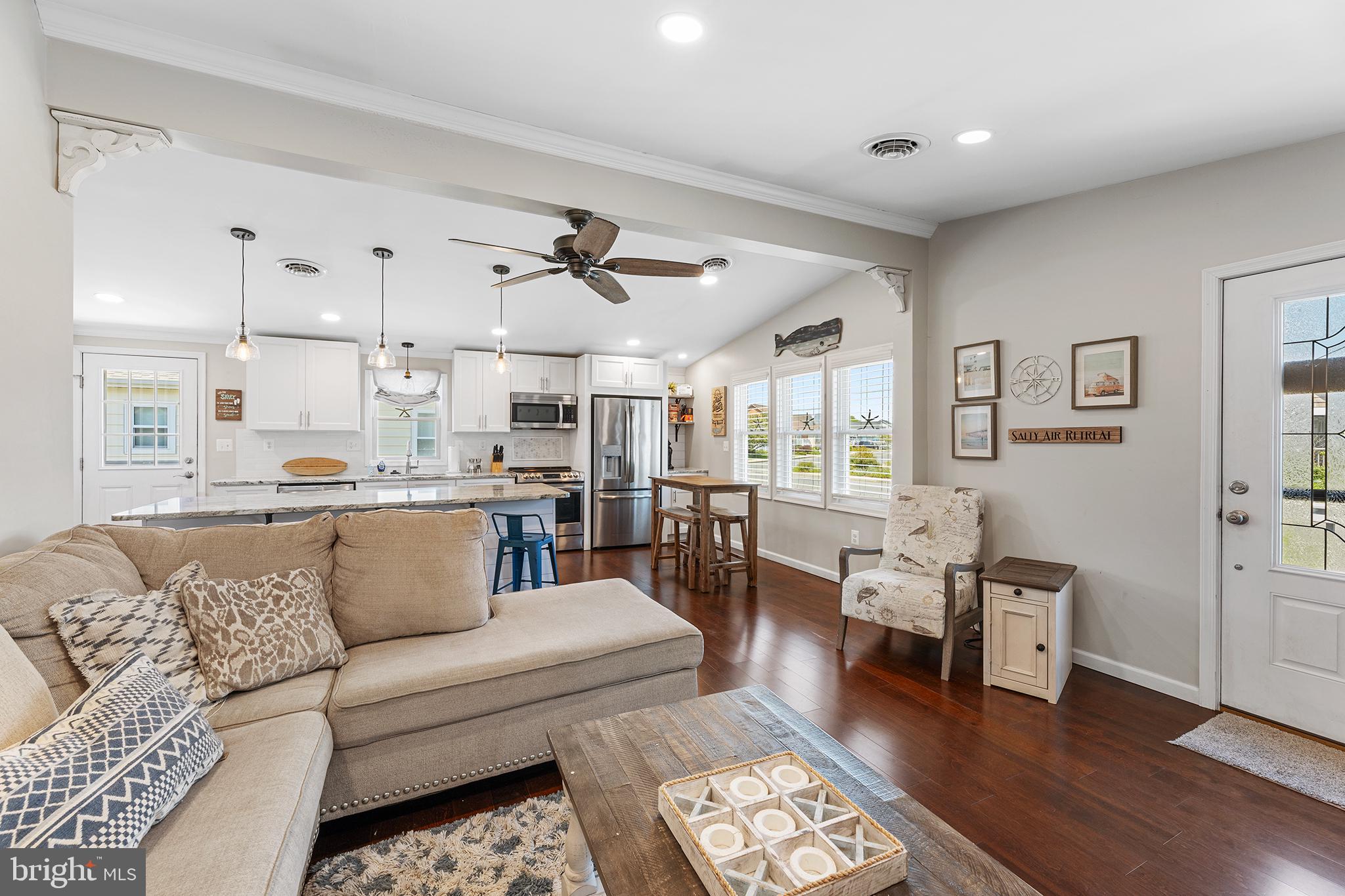 515 Twin Tree Road Ocean City, MD 21842 - Photo 9 of 49 Living area facing Kitchen & Dining