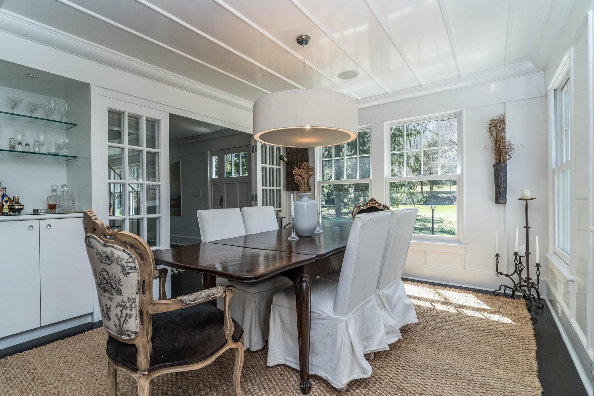 947 Valley Road New Canaan, CT 06840 - Photo 11 of 32 a view of a dining room with furniture window and outside view