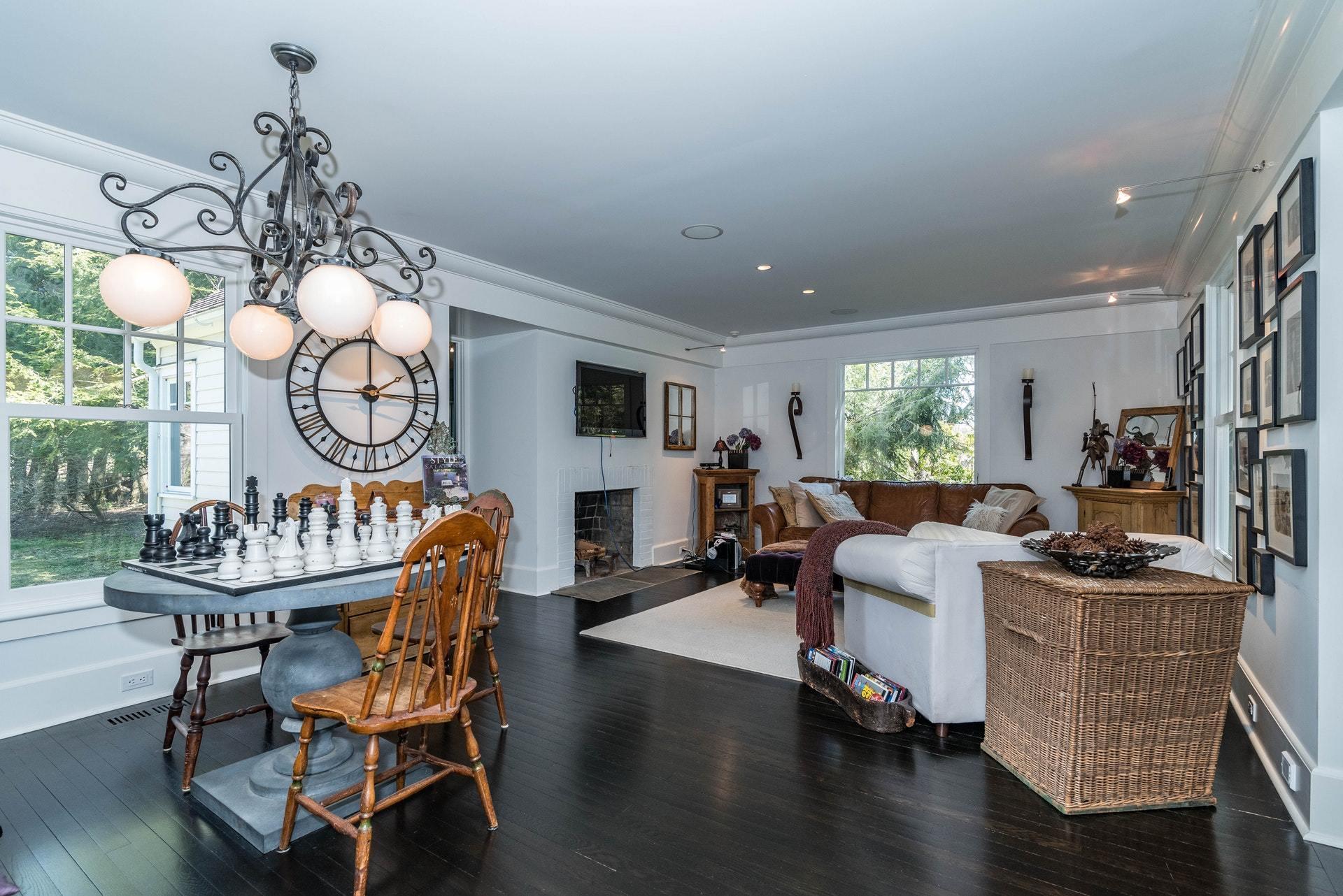 947 Valley Road New Canaan, CT 06840 - Photo 8 of 32 a view of a dining room with furniture window and wooden floor