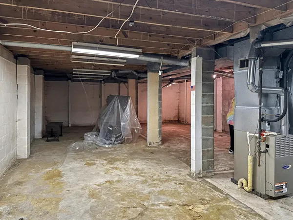 a view of water heater room