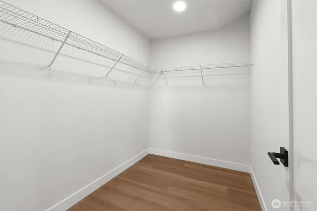 a view of a room with empty racks