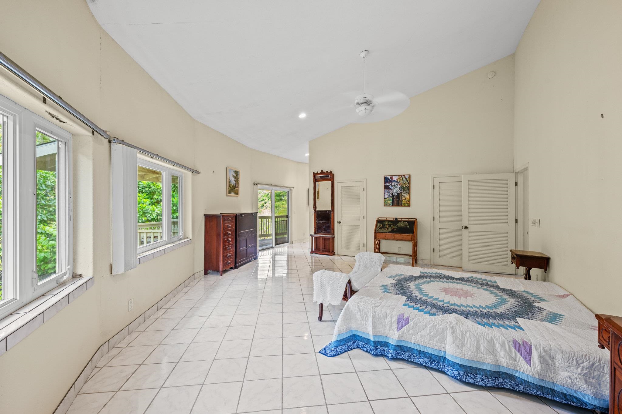 155 Uwala Road Hana, HI 96713 - Photo 18 of 41 a living room with furniture and a fireplace