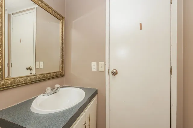 a black and white photo of a painting