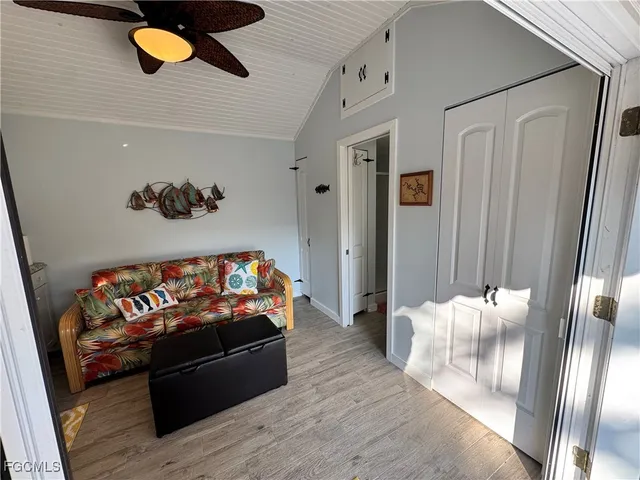 a room with furniture and window