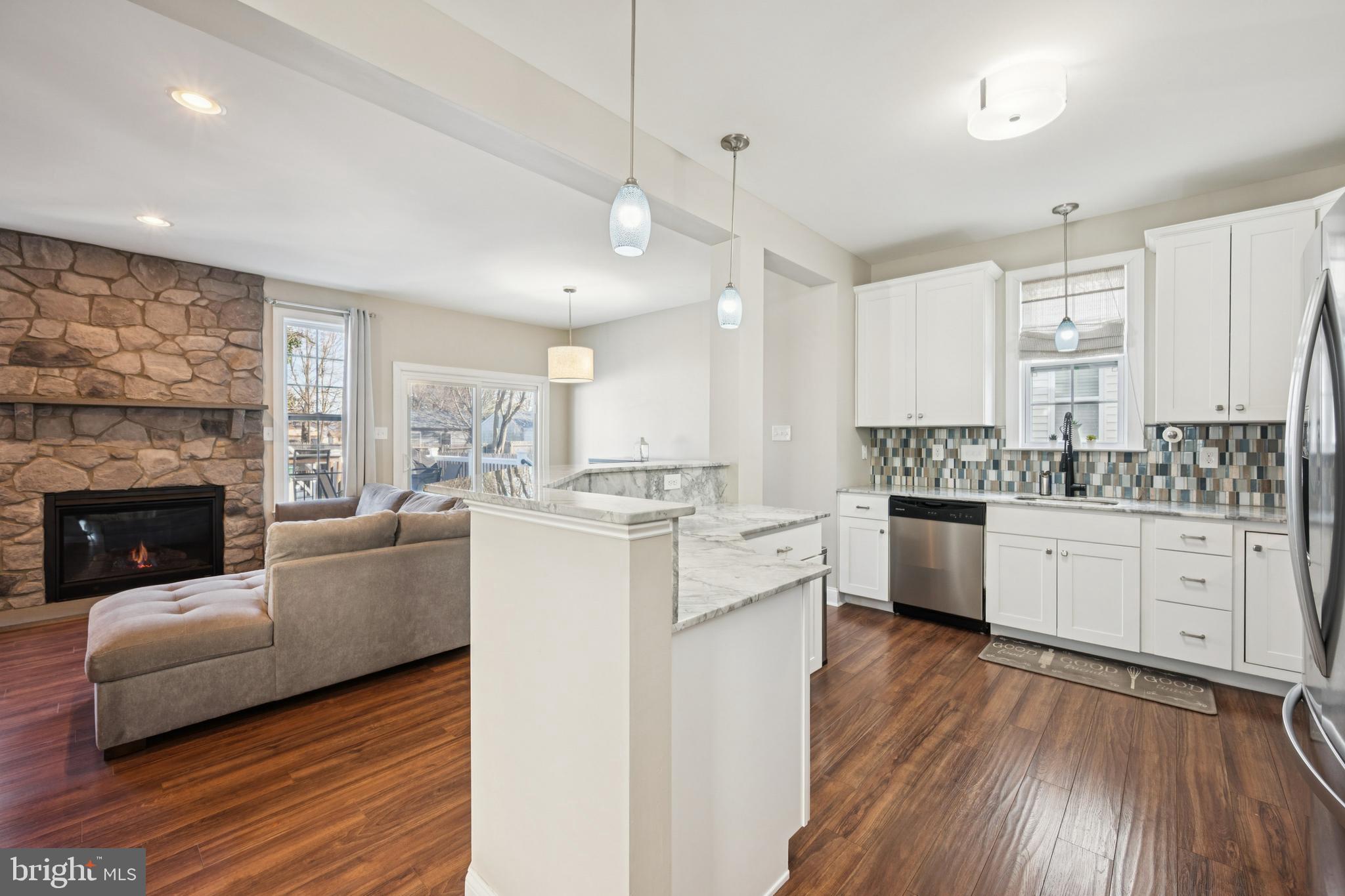 410 Illinois Avenue Delanco, NJ 08075 - Photo 6 of 26 Kitchen into Family Room