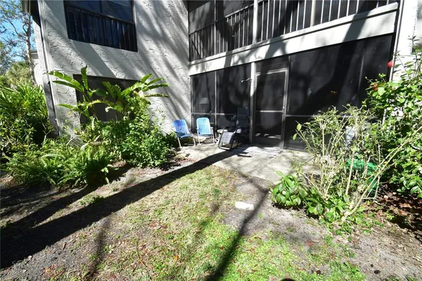 a view of path along with potted plants