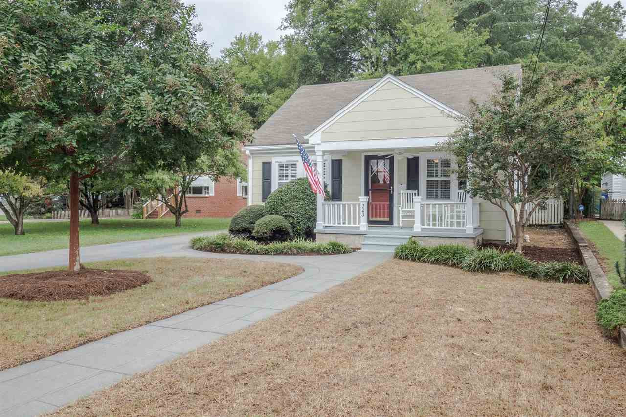 323 Pershing Road Raleigh, NC 27608 - Photo 1 of 8 Fantastic find in Five Points! This beautiful bungalow is bright and open with FRESH PAINT, STAINLESS STEEL Appliances, GRANITE countertops. Upstairs can be used as a bonus room or bedroom! Enjoy a quiet evening in your screened in back porch! 323 Pershing Road
