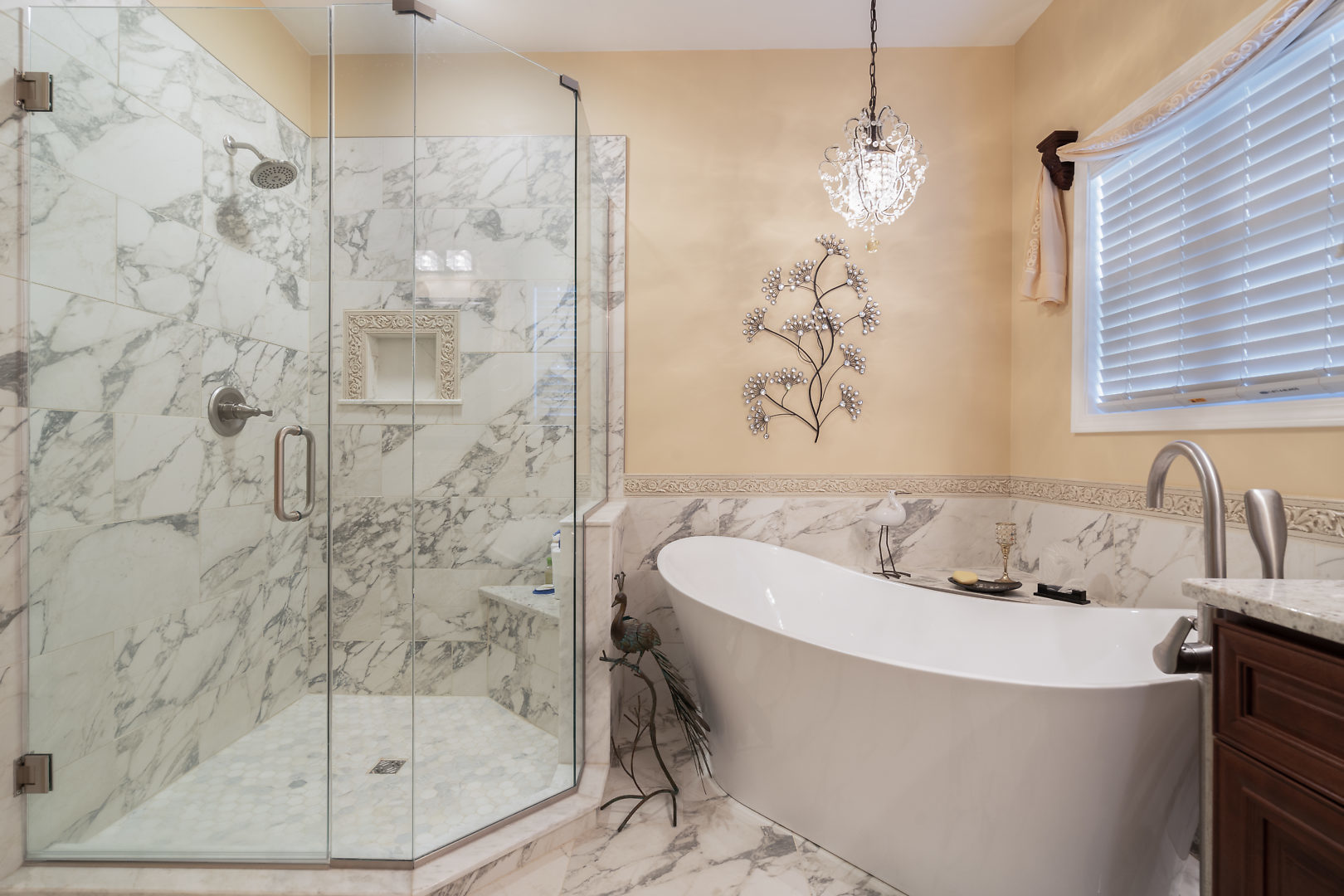 14 Winthrop New Road Sugar Grove, IL 60554 - Photo 15 of 25 a bath tub sitting next to a white sink and a shower