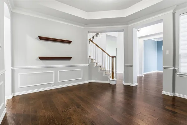 a view of an empty room