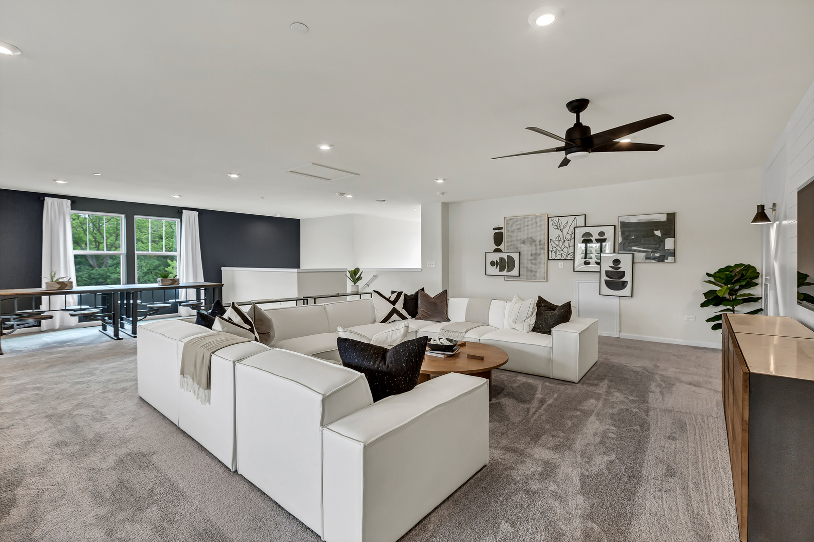 1237 Josiah Road Naperville, IL 60563 - Photo 12 of 16 a living room with furniture and a large window