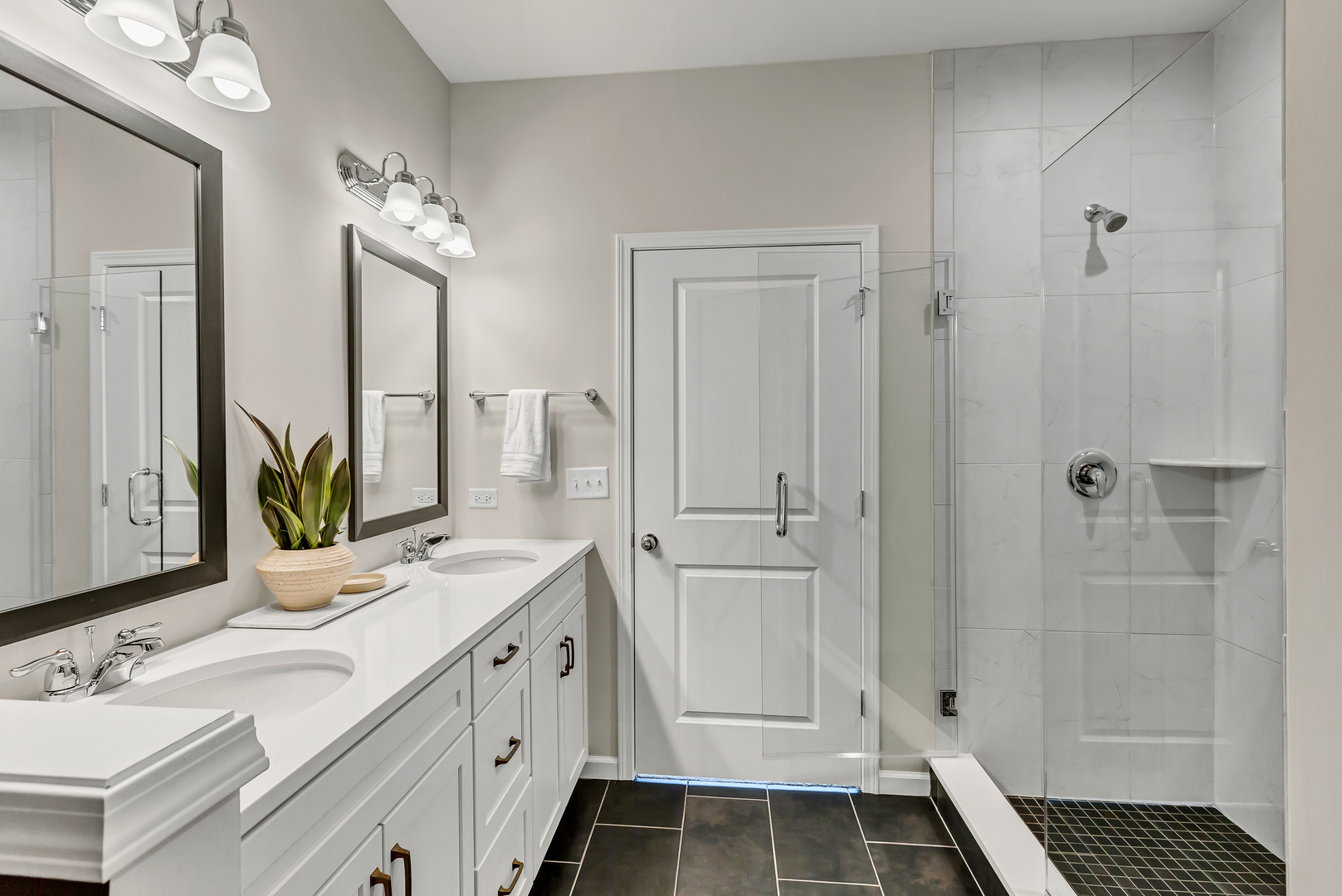 1237 Josiah Road Naperville, IL 60563 - Photo 7 of 16 a bathroom with a sink a toilet and shower