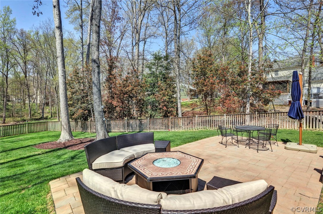 13400 Lady Ashley Road Midlothian, VA 23114 - Photo 28 of 31 a view of a backyard with sitting area