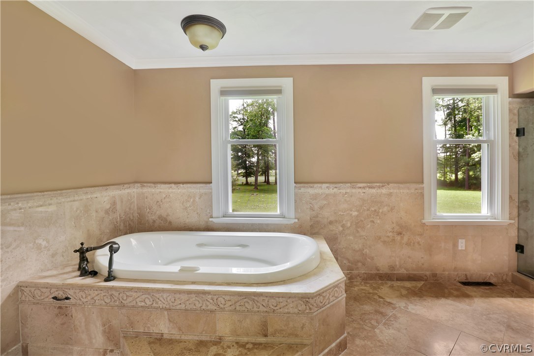 2620 Radstock Road Midlothian, VA 23113 - Photo 15 of 25 a bathroom with a tub and window