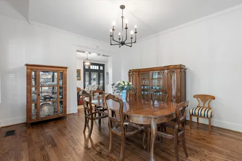 a view of a hallway with washer and dryer