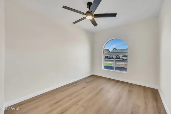 a view of wooden floor in a room