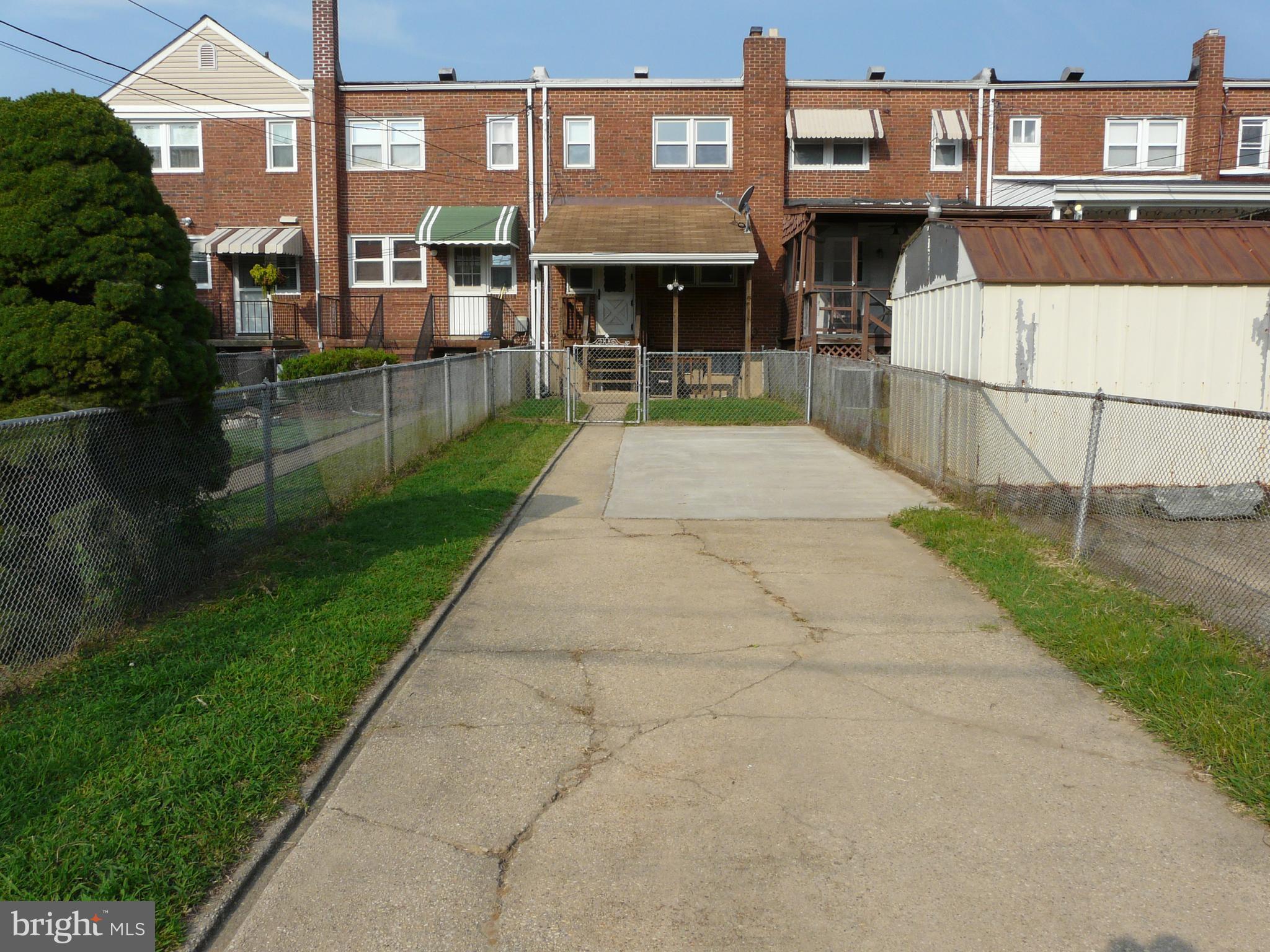 2823 Creston Road Dundalk, MD 21222 - Photo 19 of 20 Exterior (Rear) Large Parking Pad !!