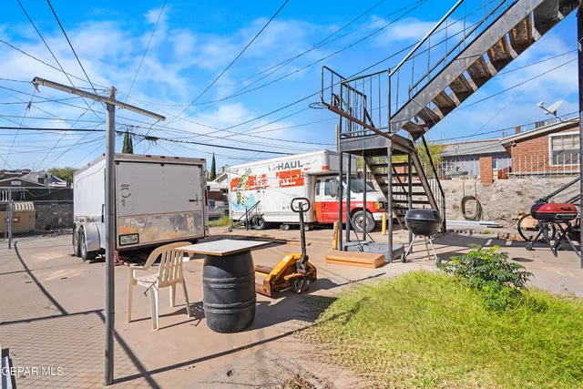 a view of storage and utility room