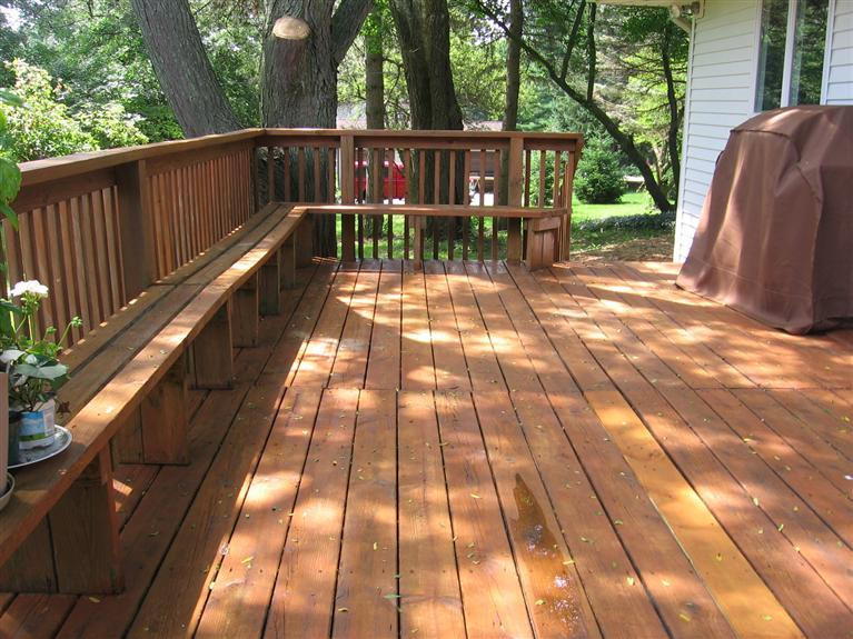 7450 Chamberlin Road Dexter, MI 48130 - Photo 14 of 36 Restained Deck.