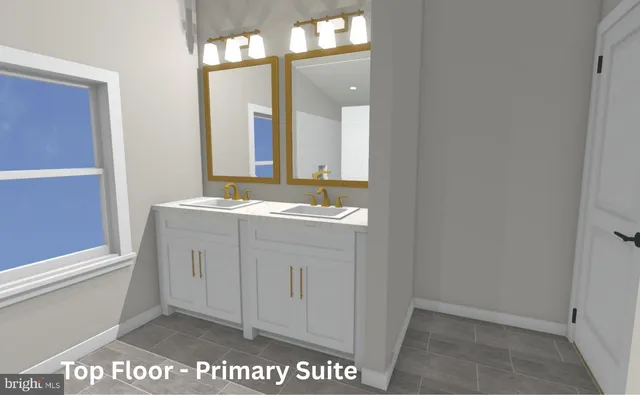 a bathroom with a sink a vanity and a mirror